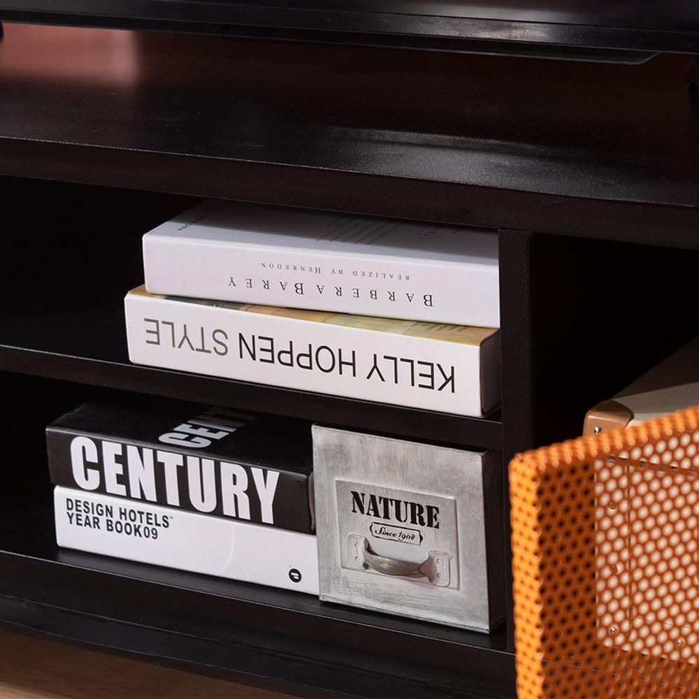 ตู้วางทีวี KIOSK PT-04 OR 150 ซม. สีดำ/ส้ม