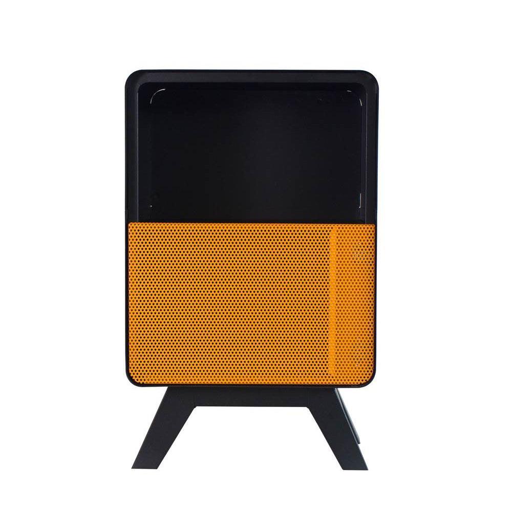 ตู้เหล็กบานผสม KIOSK PT-02 OR สีดำ/ส้ม