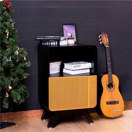 ตู้เหล็กบานผสม KIOSK PT-02 OR สีดำ/ส้ม_3