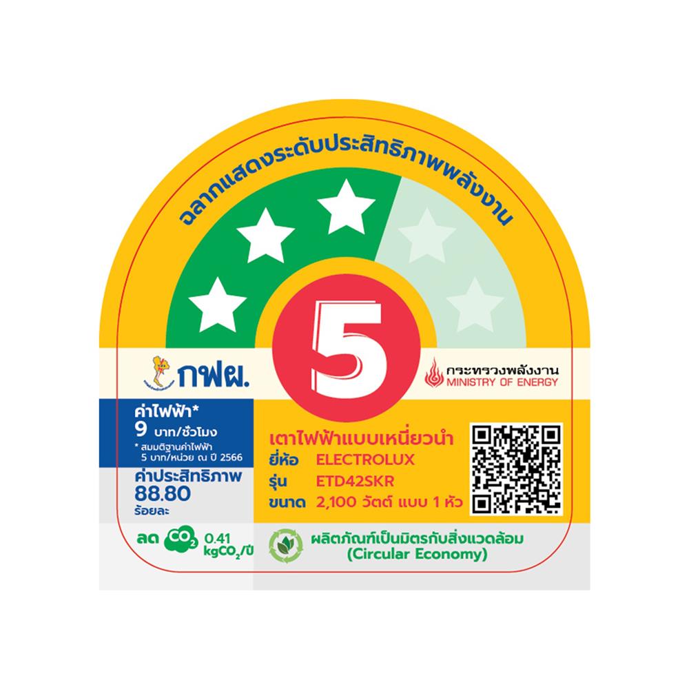 เตาแม่เหล็กไฟฟ้า ELECTROLUX ETD42SKR