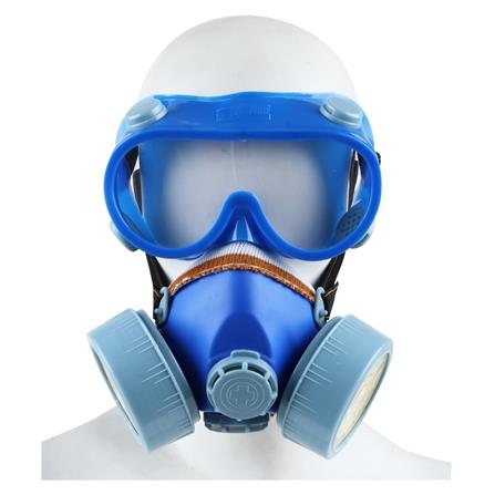 หน้ากากครึ่งหน้าไส้กรองคู่พร้อมแว่นตา YAMADA 522 1 ชิ้น