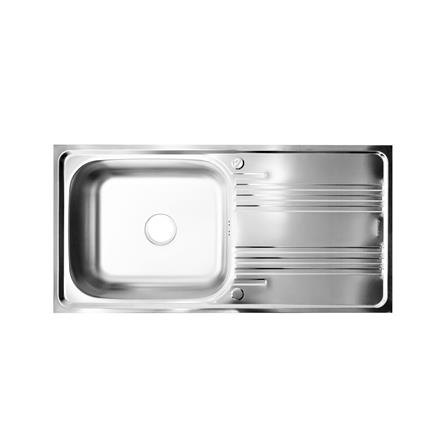 ซิงค์ฝัง 1 หลุม 1 ที่พัก DYNA HOME DH-10050B สีเงิน_0