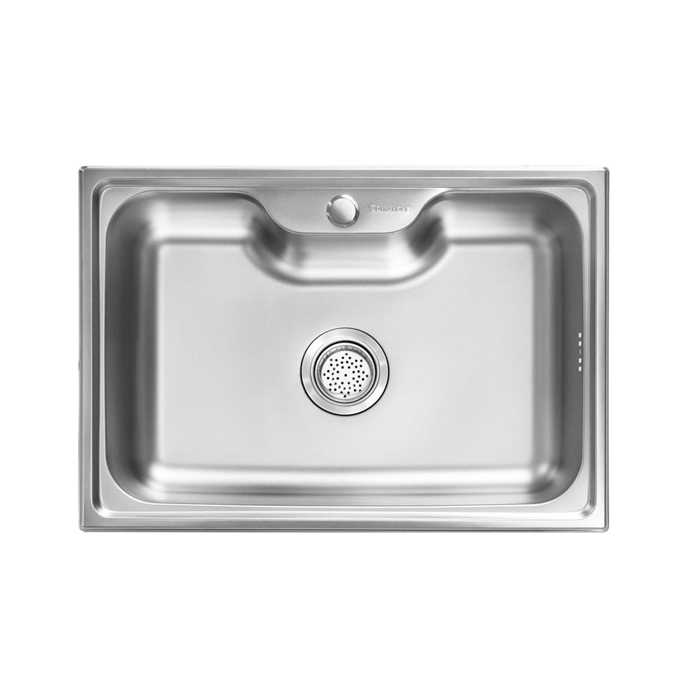 ซิงค์ฝัง 1 หลุม DYNA HOME DH-6042 สีเงิน