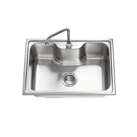 ซิงค์ฝัง 1 หลุม DYNA HOME DH-6042 สีเงิน