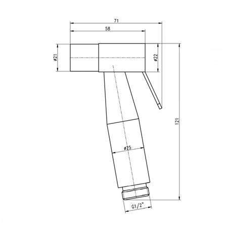 ชุดสายฉีดชำระครบชุด RASLAND RA KP19_6