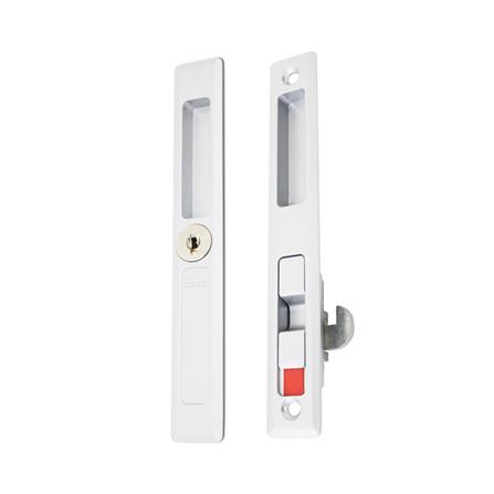 กุญแจบานเลื่อน SOLEX 2KLL สีขาว