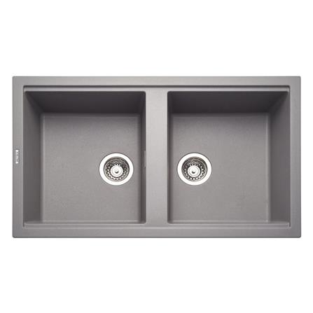 ซิงค์ฝัง 2หลุม METRIX KIN 20 ซม. สีโครเมียม_0