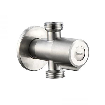 สต๊อปวาล์ว 2 ทาง RASLAND RS BS004 สีสเตนเลส