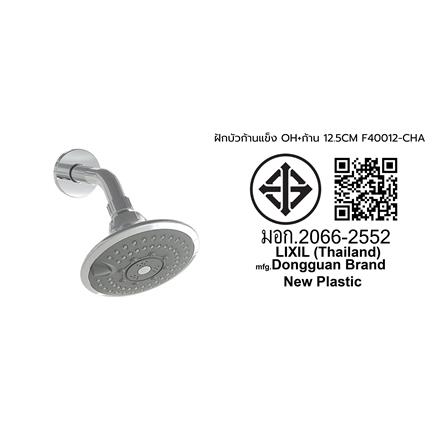 ฝักบัวก้านแข็ง OH พร้อมก้าน AMERICAN STANDARD F40012-CHA 12.5 ซม. สีโครม_1