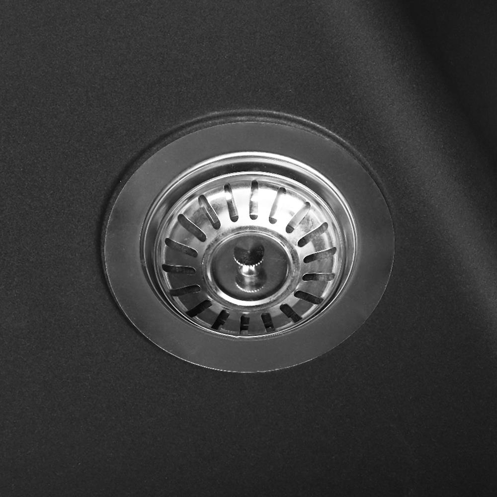 ซิงค์ฝัง 1หลุม 1ที่พัก METRIX MOS11BL สีดำ