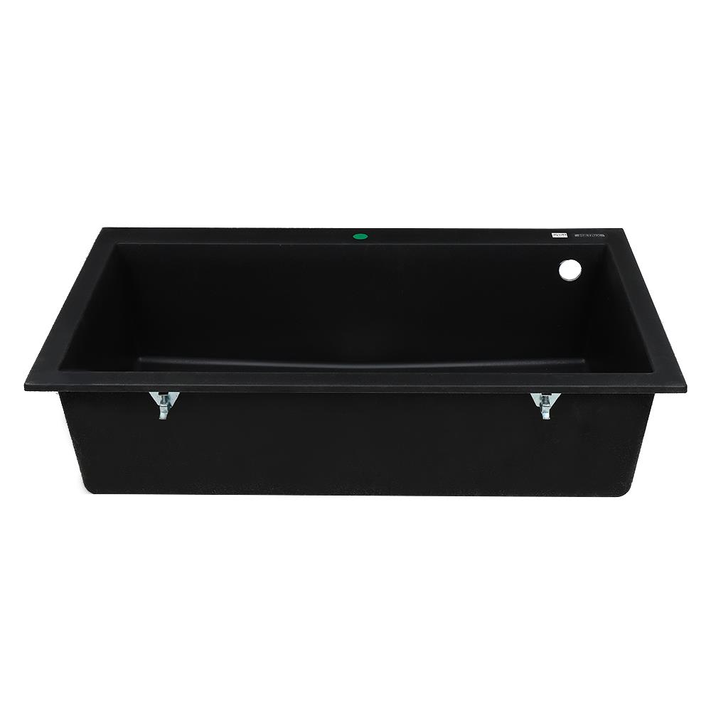 ซิงค์ฝัง 1หลุม METRIX KIN100BL สีดำ