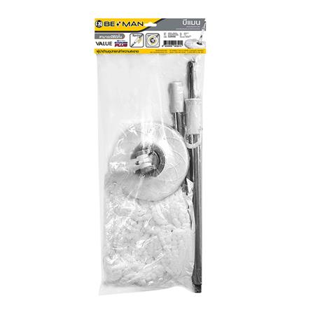 อะไหล่ม็อบไมโครไฟเบอร์กลม BE MAN PLUS/VALUE 14 นิ้ว สีขาว_2