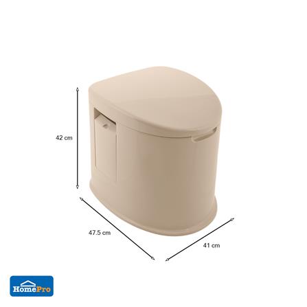 สุขภัณฑ์เคลื่อนที่ MOYA BP-1309S สีน้ำตาล_8