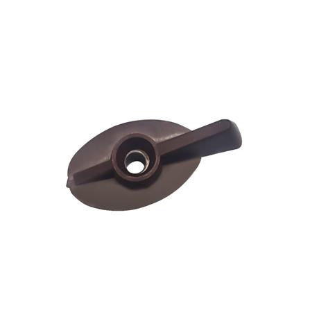 ลูกบิดหางปลามุ้งลวด BY TORA สีน้ำตาล 100 ชิ้น