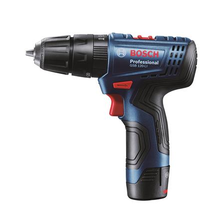 สว่านกระแทกไร้สาย (พร้อมแบตเตอรี่) BOSCH GSB120-Li 12 โวลต์_1