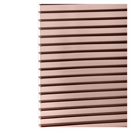 แผ่นโพลีคาร์บอเนต ลูกฟูก SUNSHIELD 5.7 มม. 1.22X2.44 ม. สีน้ำตาลเข้มใส_1