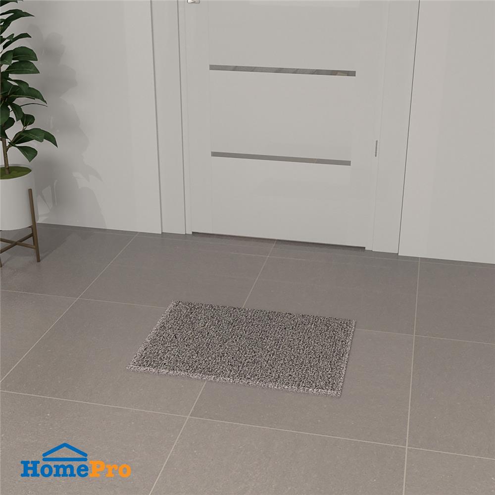 พรมเช็ดเท้าดักฝุ่น HOME LIVING STYLE CMDB11T 45X60 ซม. สีน้ำตาล/เบจ