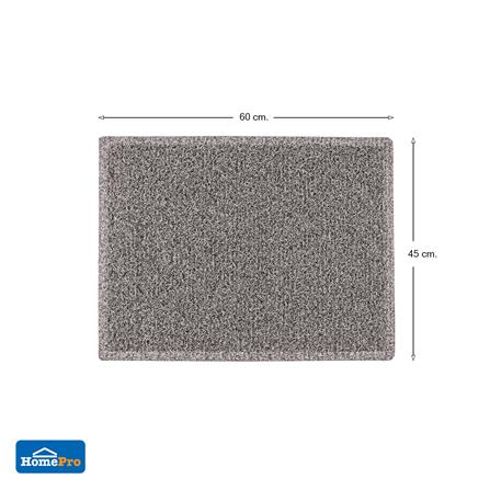 พรมเช็ดเท้าดักฝุ่น HOME LIVING STYLE CMDB11T 45X60 ซม. สีน้ำตาล/เบจ_5