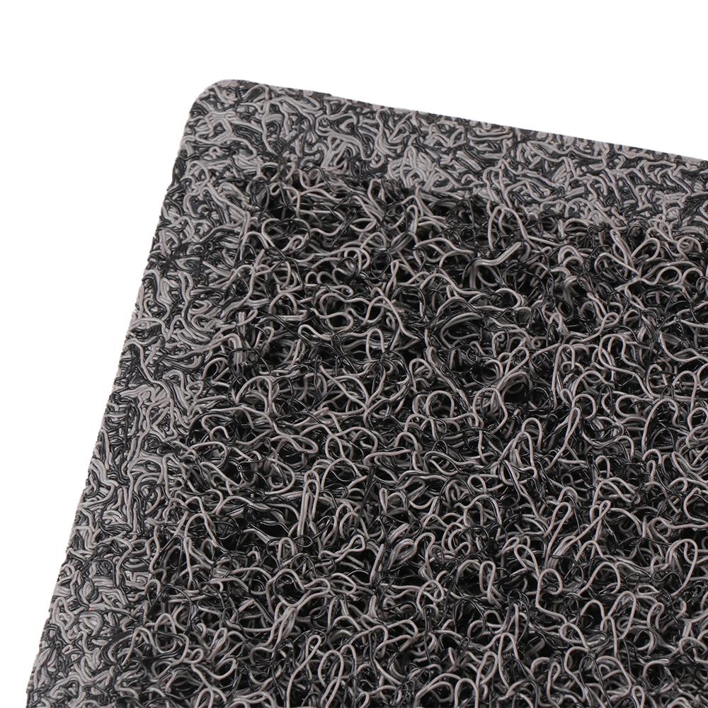 พรมเช็ดเท้าดักฝุ่น HOME LIVING STYLE CMDB11T 45X60 ซม. สีเทา/ดำ