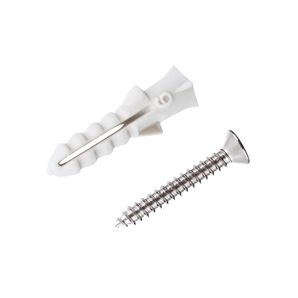 พุกพลาสติก พร้อมสกรู BY TORA เบอร์ 6 50 ตัว