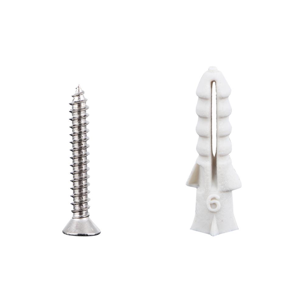 พุกพลาสติก พร้อมสกรู BY TORA เบอร์ 6 50 ตัว