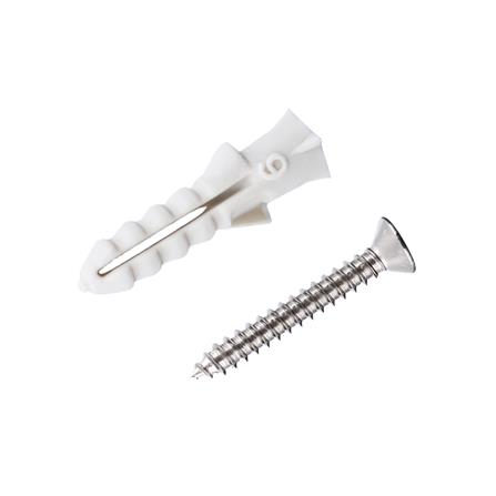 พุกพลาสติก พร้อมสกรู BY TORA เบอร์ 6 50 ตัว_0