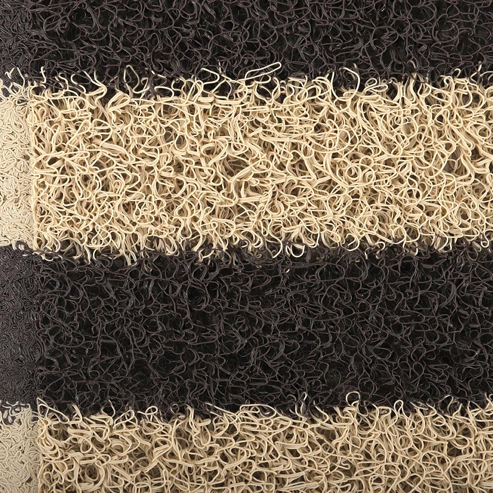 พรมเช็ดเท้าดักฝุ่น HOME LIVING STYLE CMDB11S 45X60 ซม. สีน้ำตาล/เบจ