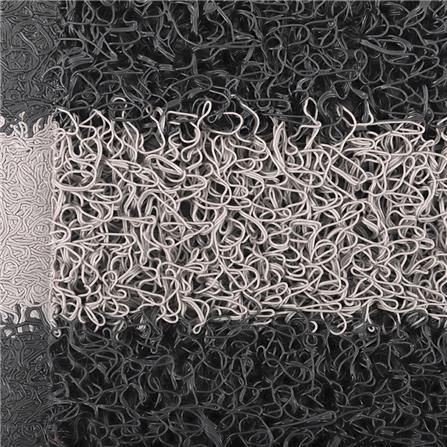 พรมเช็ดเท้าดักฝุ่น HOME LIVING STYLE CMDB11S 45X60 ซม. สีเทา/ดำ_2