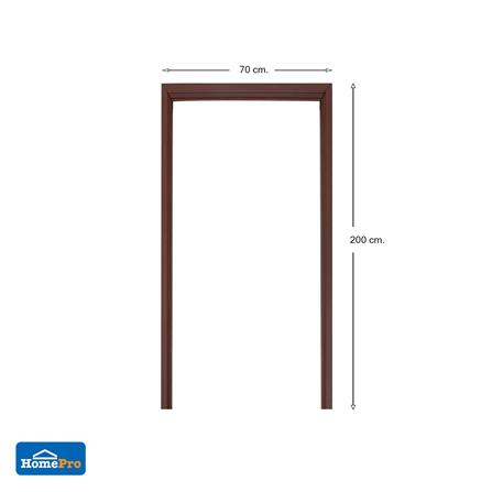 วงกบประตู PVC ลายไม้ AZLE 70X200 ซม. สีประดู่แดง_3