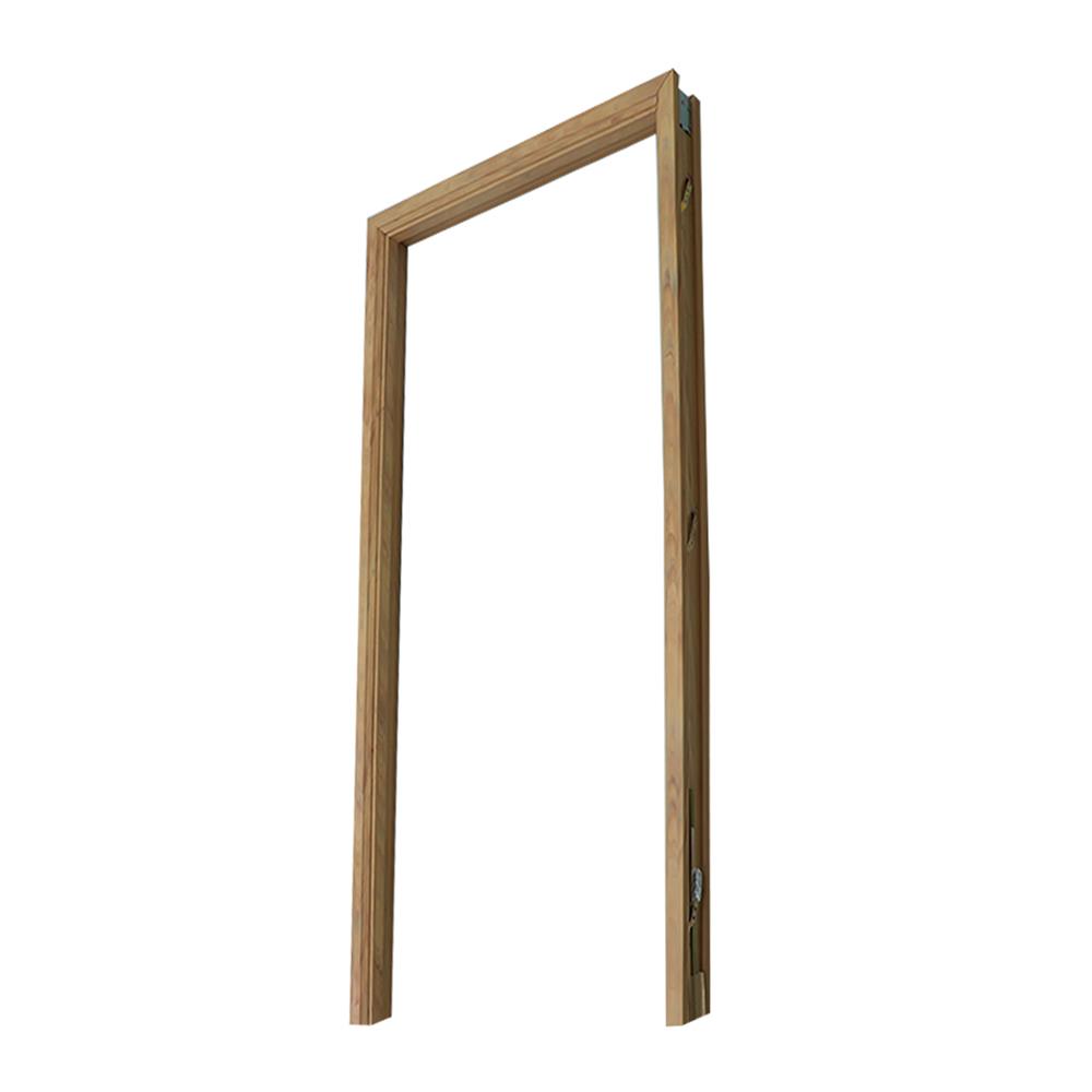 วงกบประตู PVC ลายไม้ AZLE 70X200 ซม. สีสักทอง