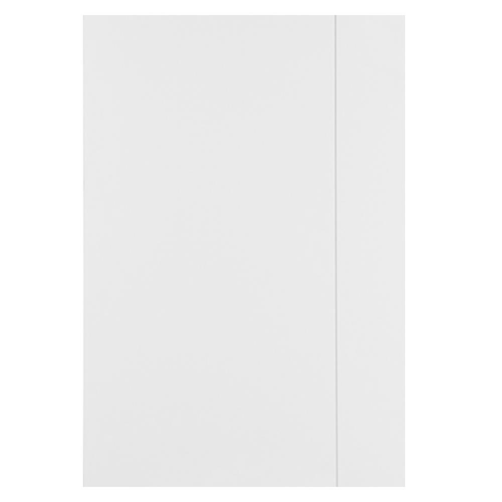 ประตูห้องน้ำ PVC AZLE GROOVE P1 70X200 ซม. สีขาว