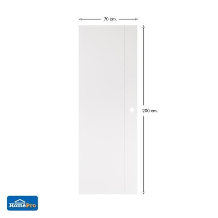 ประตูห้องน้ำ PVC AZLE GROOVE P1 70X200 ซม. สีขาว_5