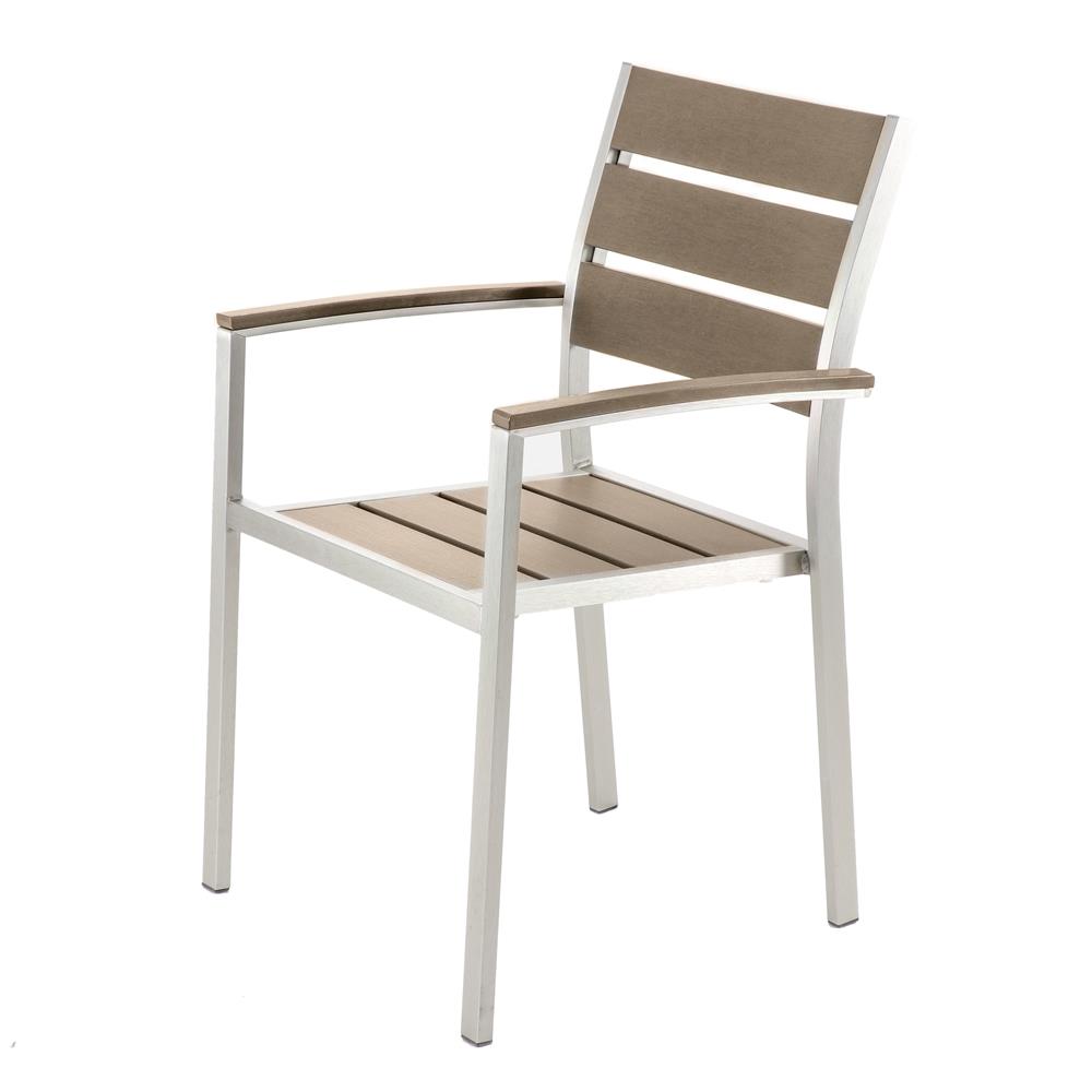 เก้าอี้ไม้พลาสวูด SPRING EMBRACE สีเทา