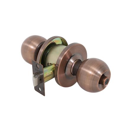 ลูกบิดห้องน้ำ หัวกลม FITT 587ACP สีทองแดงรมดำ_0