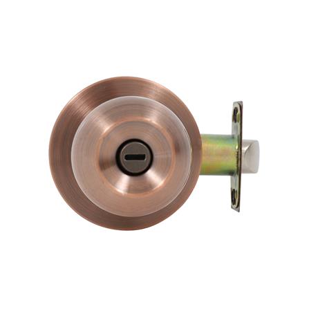 ลูกบิดห้องน้ำ หัวกลม FITT 587ACP สีทองแดงรมดำ_2