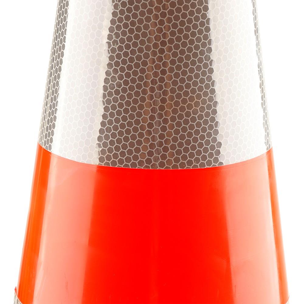 กรวยจราจรพร้อมฐานยาง RIGHT 70 ซม. สีส้ม