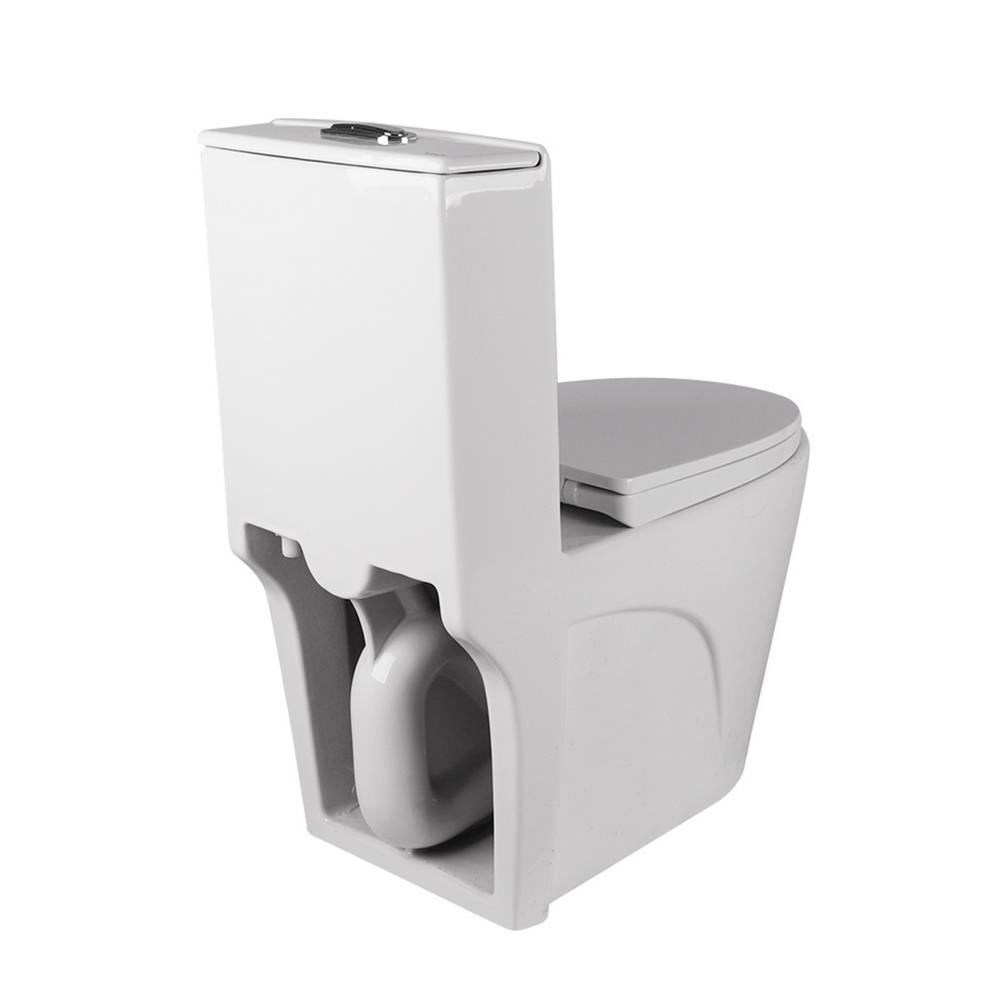 สุขภัณฑ์ 1 ชิ้น MOYA PLUS SN-T004 3/4.8L สีขาว (HTD)