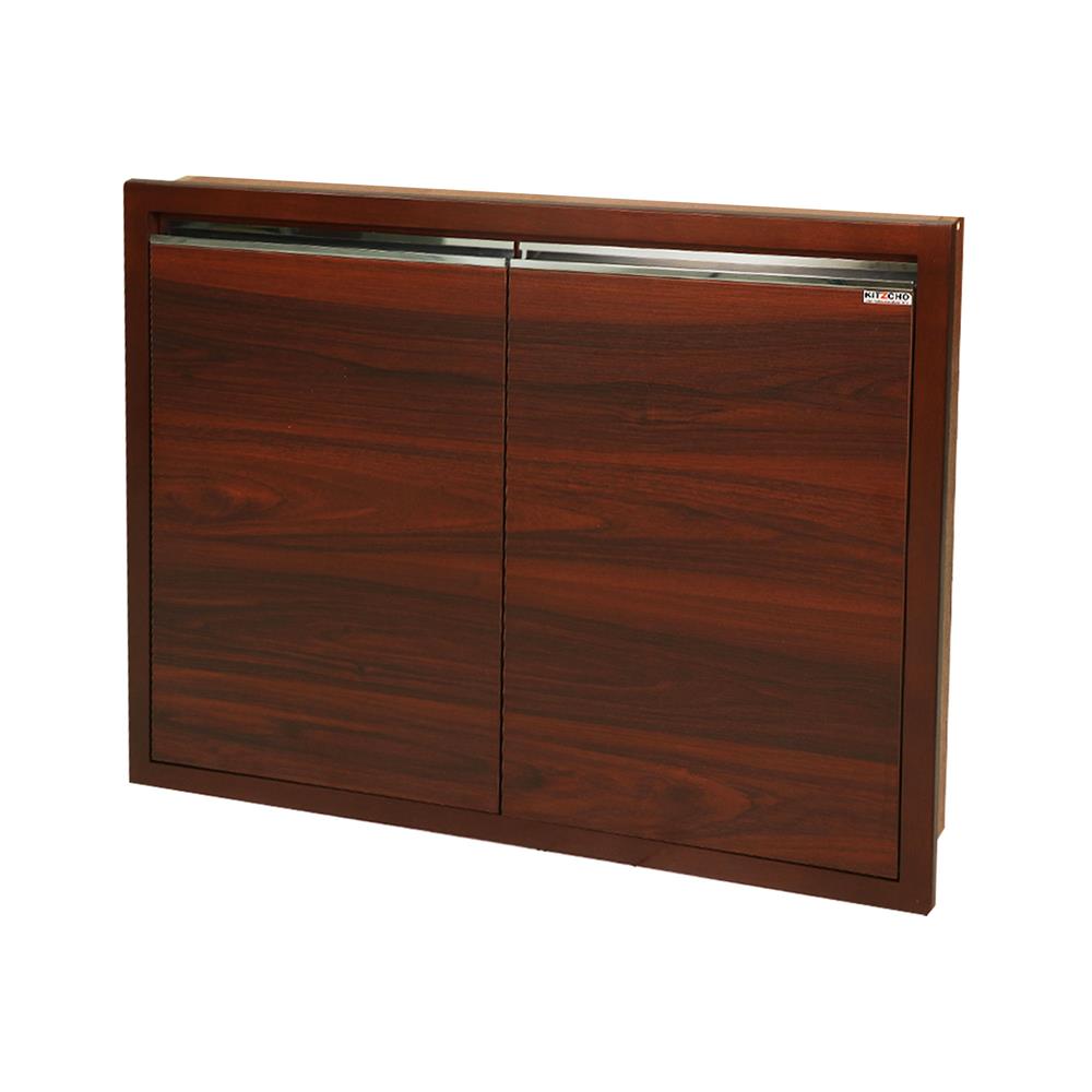 บานซิงค์คู่ KITZCHO ZENSE 86x66 ซม. สีไม้สัก