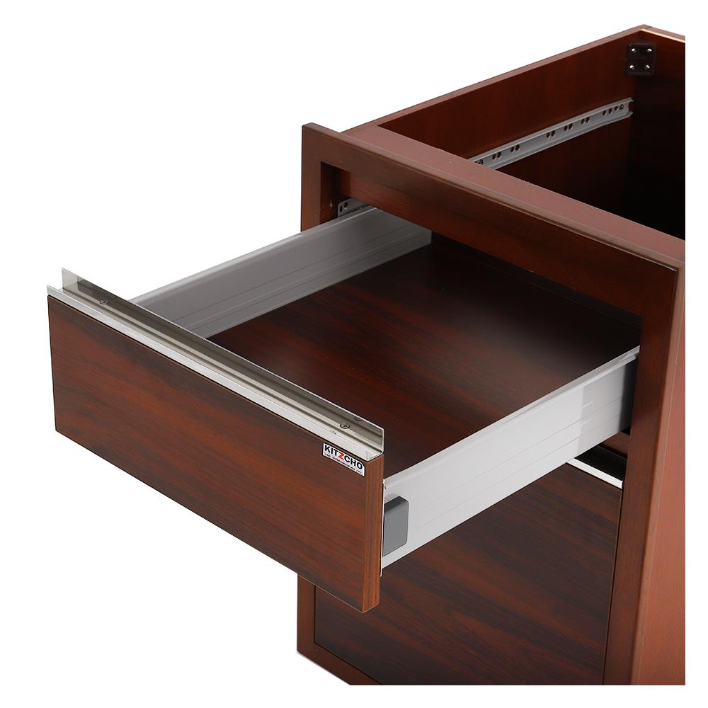 ตู้ลิ้นชัก 2ชั้น MF-MDF  EAZY 46x66 ซม. สีไม้สัก