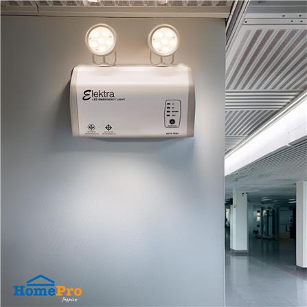 ไฟฉุกเฉิน LED สำรองไฟ 10 ชั่วโมง Daylight ELEKTRA รุ่น E206W_4