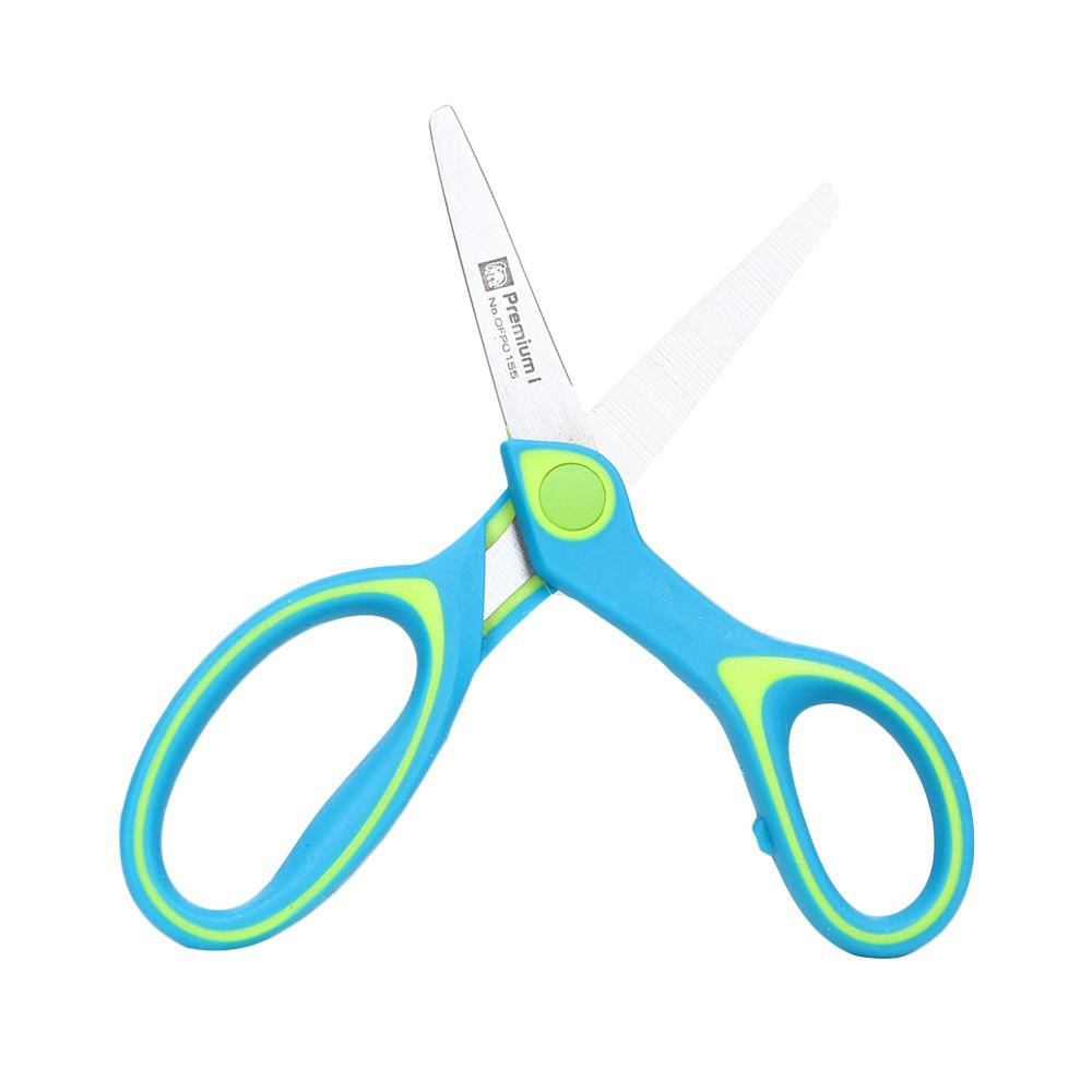 กรรไกรอเนกประสงค์ ตราช้าง 5 นิ้วครึ่ง สีน้ำเงิน