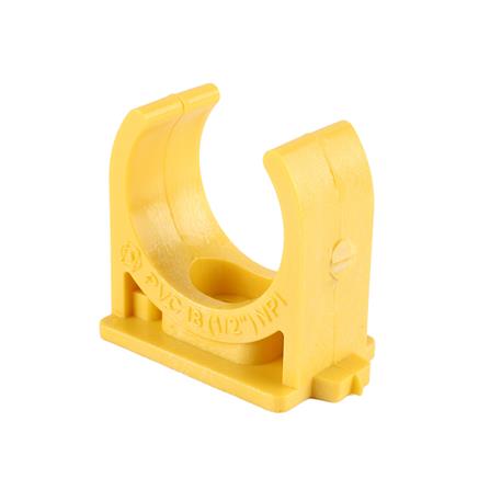 คลิปก้ามปู PVC ตราช้างNPI 1/2 นิ้ว สีเหลือง_1