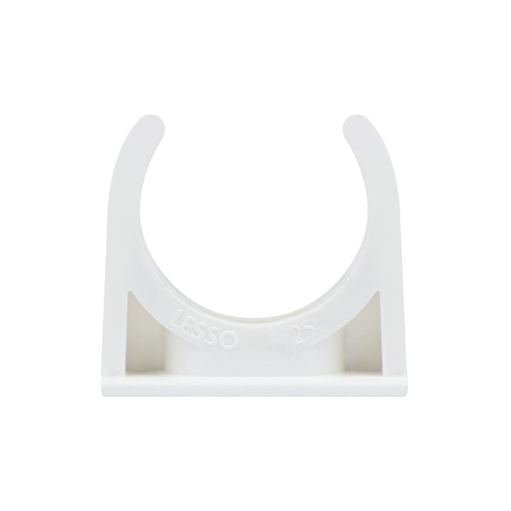 คลิปก้ามปู PVC ตราช้างNPI 25 มม. มาตรฐาน BS สีขาว