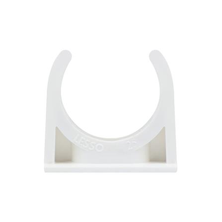 คลิปก้ามปู PVC ตราช้างNPI 25 มม. มาตรฐาน BS สีขาว