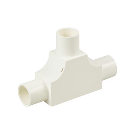 ข้อต่อสามทาง ฝาเปิด PVC ตราช้างNPI 20 มม. มาตรฐาน BS สีขาว_1