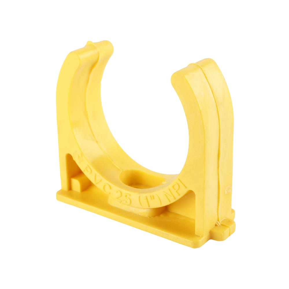 คลิปก้ามปู PVC ตราช้างNPI 1 นิ้ว สีเหลือง