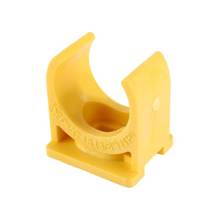 คลิปก้ามปู PVC ตราช้างNPI 3/8 นิ้ว สีเหลือง_1