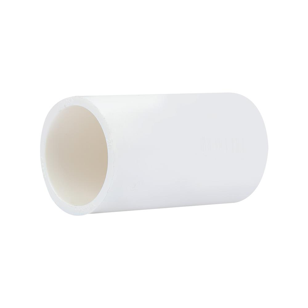 ข้อต่อตรง PVC ตราช้างNPI 20 มม. มาตรฐาน BS สีขาว