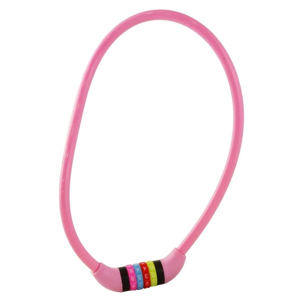 กุญแจจักรยาน GLOBAL 12 มม. x 0.8 ม. สีชมพู