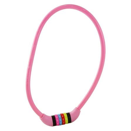 กุญแจจักรยาน GLOBAL 12 มม. x 0.8 ม. สีชมพู